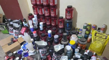 ضبط منشأة مخالفة.. تفاصيل ضبط كميات ضخمة من الفيتامينات مجهولة المصدر بالجيزة